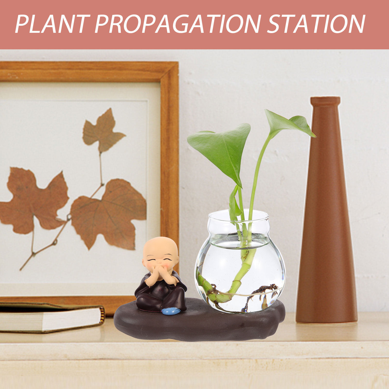 2個入り レジン製 花瓶 水耕栽培用 ガラスプランター 室内 - Propagation Station Vase のレビューと価格