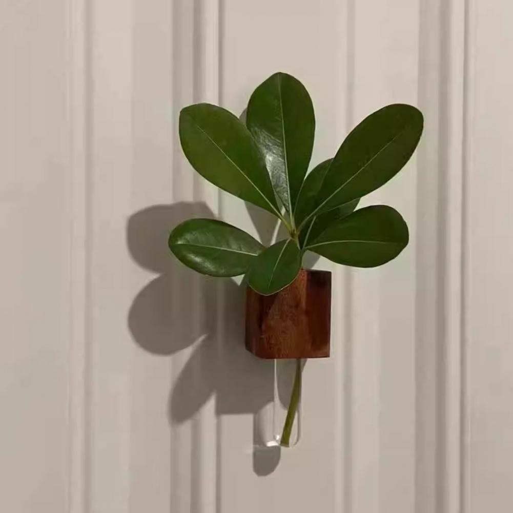 4 センチメートル冷蔵庫マグネット木製試験管花瓶磁気水耕植物 - Propagation Station Vase のレビューと価格